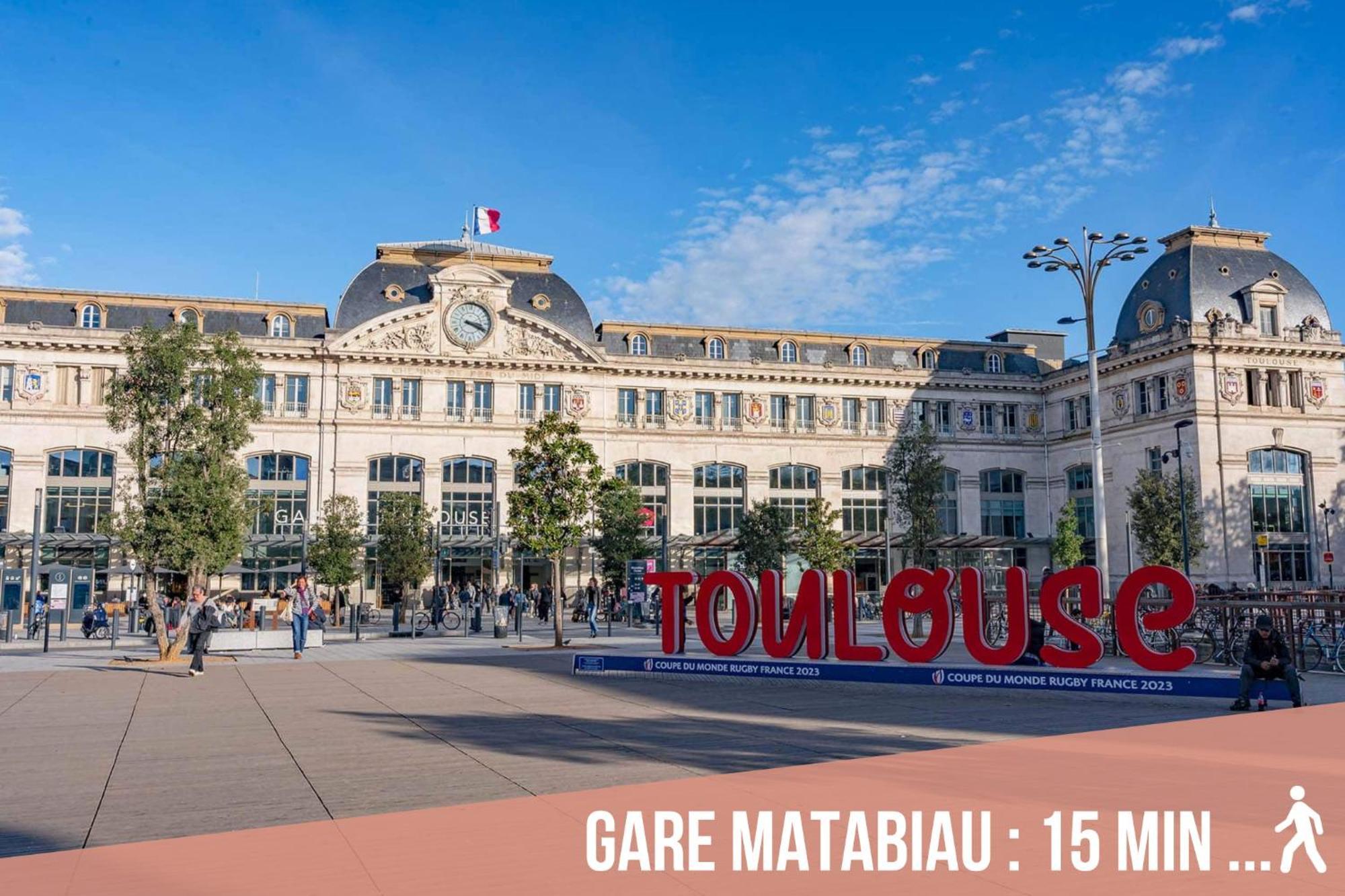 Chartreuse, Clim, Parking, Terrasse Au Calme Daire Toulouse Dış mekan fotoğraf